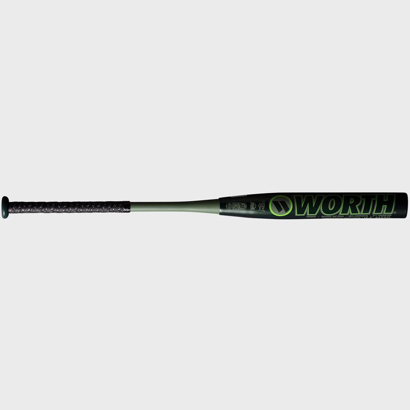A 2021 Shannon Smith XL USSSA bat with a Worth logo on the black barrel - SKU: WSS21U